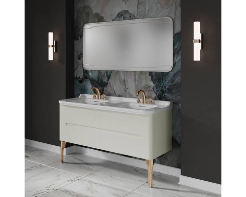 Kerasan Waldorf Комплект подвесной/напольной мебели 150см, с 4 ящиками, цвет: белая матовая ваниль. 4143K1bi/cr*1, 925430 Kerasan Waldorf Комплект подвесной/напольной мебели 150см, с 4 ящиками, цвет: белая матовая ваниль. 4143K1bi/cr*1, 925430