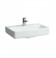 Laufen Pro Раковина накладная пристенная 55x38x9.5см, с 1 отв., цвет: белый. 8.1795.8.000.104.1