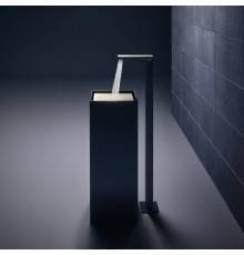 Axor MyEdition Смеситель для раковины, напольный, на 1 отв., излив 245мм, с донным клапаном, внешняя часть, цвет: хром/зеркальное стекло. 47040000