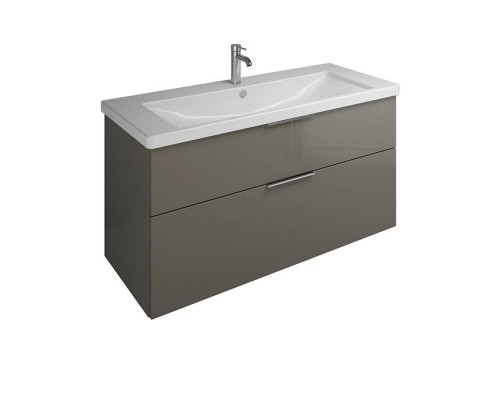Burgbad Eqio Комплект мебели с раковиной 123см, подвесной, цвет: серый глянец. SEYQ123F2010C0001*1