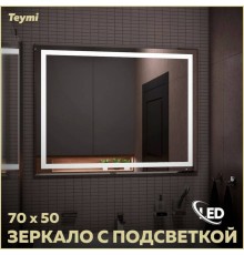 Зеркало в ванную с подсветкой Teymi Hanna 70х50 LED T20250