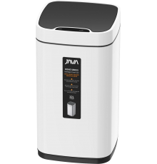 Мусорное ведро Java S-883-12W 12 л, белое