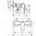 Hansgrohe Talis E, Смеситель для душа, Цвет: хром. 71760000