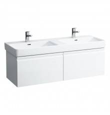 Laufen Pro S Тумба под раковину 115.9x45x39см., подвесная, 2 выдвижной ящик, 2 внутренний ящик с органайзером, цвет: белый матовый. 4.8357.2.096.463.1