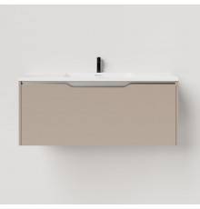 Salini Smile Тумба подвесная 100х50х48.5см., с раковиной, цвет: Taupe. S1000TON203