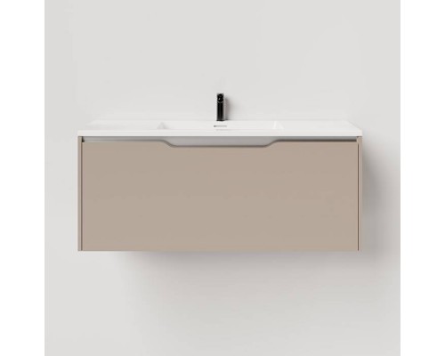 Salini Smile Тумба подвесная 100х50х48.5см., с раковиной, цвет: Taupe. S1000TON203