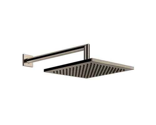 Gessi Emporio shower Верхний душ 20х20см., подвесной, поворотная, с защитой от известкового налёта, цвет: Finox Brushed Nickel. 47286#149 Gessi Emporio shower Верхний душ 20х20см., подвесной, поворотная, с защитой от известкового налёта, цвет: Finox Brushed Nickel. 47286#149