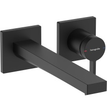 Смеситель для раковины Hansgrohe Tecturis E 73051670 матовый черный