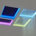 Antonio Lupi Душевая система Meteo XXL 100x75x11 см, с подсветкой LED, цвет: полированная сталь. METEOXXL_BAL