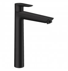 Hansgrohe Talis E Смеситель для раковины 240, на 1 отв, без донного клапана, излив 18.3см, h23.4см, цвет: черный матовый. 71717670
