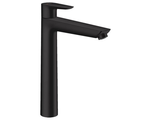 Hansgrohe Talis E Смеситель для раковины 240, на 1 отв, без донного клапана, излив 18.3см, h23.4см, цвет: черный матовый. 71717670 Hansgrohe Talis E Смеситель для раковины 240, на 1 отв, без донного клапана, излив 18.3см, h23.4см, цвет: черный матовый. 71717670