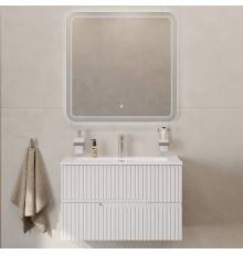 Мебель для ванной комнаты Cezares Duet 80 bianco opaco, раковина Cezares CZR-8073-80