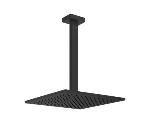 Gessi Rettangolo Верхний душ для потолочного крепления 300x300мм, высота от 115 до 1865мм, цвет: Black XL. 15199#299