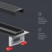 W01SC-P11-050-01BM Трап для душа линейный, универса затворьный Cut Gradient, 50 см