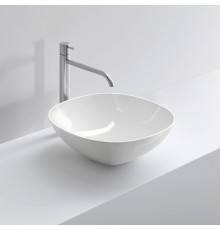 NOORTH milldue edition Раковина 42.5х42.5х14.5 см, без отв., накладная, цвет: белый. 8897*0 Bianco lucido