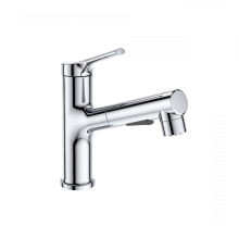 Смеситель для раковины Wonzon   Woghand WW-A40862-CR с выдвижным изливом, хром