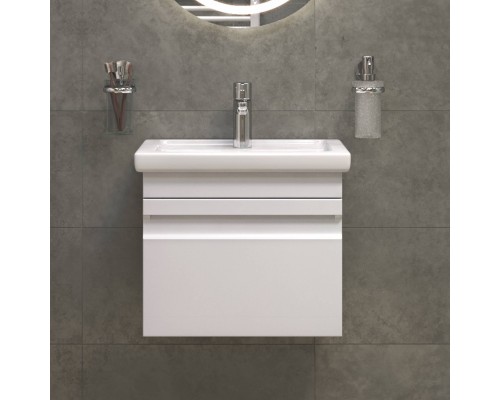 Тумба с раковиной Vigo Holly 50, подвесная, белая, раковина Como 50