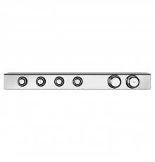 Gessi Hi-Fi Eclectic Смеситель для душа настенный встраиваемый, термостатический, с полкой, с 4 запорными кнопками, цвет: хром. 65256#031