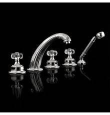 DevonDevon Excelsior King Смеситель для ванны на пять отверстий, цвет: хром. EXC-KN150CR