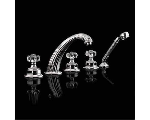 DevonDevon Excelsior King Смеситель для ванны на пять отверстий, цвет: хром. EXC-KN150CR
