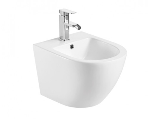 AQM2102 Биде подвесное с отв под смеситель, с переливом 495x370x325мм AQM2102