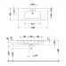 Duravit ME by Starck Раковина 123х49 см, 1 отв., цвет: белый. 2336120000