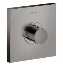 Axor ShowerSelect Смеситель для душа, термостатический, на 1 источника, внешняя часть, цвет: полированный черный хром. 36718330