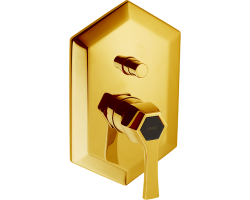 CISAL Cherie Однорычажный смеситель для ванны/душа, цвет: золото/черный матовый. CH0021007C,  ZA00421004 Акция