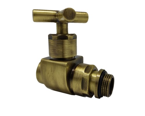 Вентиль SR Rubinetterie прямой (крест) серияPrestigeMinimal1/2 цвет бронза 0376-1500Z000