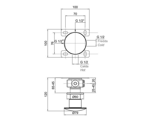Antonio Lupi MayDay Встраиваемый Смеситель, цвет: белый. MAYDAY Bianco