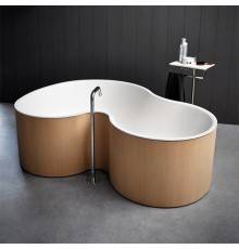 Agape DR Ванна отдельностоящая 183.5x136.5x56.5 см, с отв. для подачи, цвет: тик. AVAS1090ZPTE