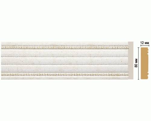 Молдинг DECOMASTER 150-40 (80*12*2400мм)