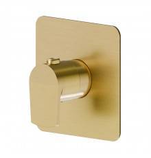 Newform Haka Смеситель для душа, встраиваемый, термостатический, цвет: PVD brushed gold. 67691E.59.097