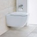 DURAVIT Happy D.2 Унитаз 54х36.5см., подвесной, безободковый, с креплением, цвет: белый. 2222090000