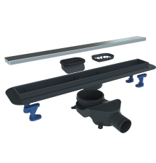 Душевой трап (лоток) BelBagno Luce BB-LD-LUCE-80-CR 75 см, хром