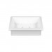 Gessi Eleganza Раковина 56х42 см, без отв., накладная/встраиваемая, без перелива, цвет: белый. 46805#516