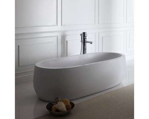 Laufen Alessi One Ванна 183x87x46см, отдельностоящая, овальная, с слив-переливом, сист. подъема, материал: композит, цвет: белый. 2.4597.2.000.000.1 Laufen Alessi One Ванна 183x87x46см, отдельностоящая, овальная, с слив-переливом, сист. подъема, материал: композит, цвет: белый. 2.4597.2.000.000.1