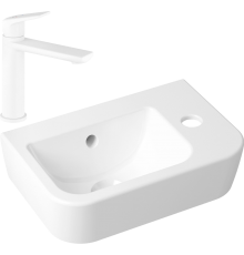 Комплект Рукомойник Lavinia Boho One 33310001R + Смеситель Wellsee ICON! for life 182305000 матовый белый