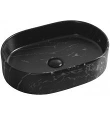 Накладная раковина Ceruttispa CR0055B MMB2, 50, мрамор матовый черный