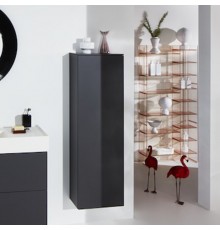 Laufen Kartell Шкаф подвесной, 40х27х130см, с 1 дверцей, 4 стек. полки, SX, цвет: серая галька. 4.0828.1.033.641.1