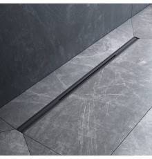 W01SC-S11-080-05BM Трап для душа линейный, универсальный затвор Slim line, 80 см