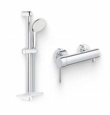 Душевой комплект Смеситель для душа Grohe Essence New 33636001 + Гарнитур Tempesta New 27926001