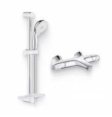 Душевой комплект Термостат Grohe Grohtherm 1000 New 34155003 для ванны с душем + Гарнитур New Tempesta Rustic 27609001