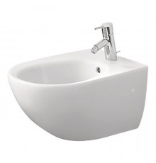 Duravit Architec Биде подвесное с перел., с плоскостью под смес.,вкл. крепление Durafix, 36х58см., цвет: белый. 2531150000