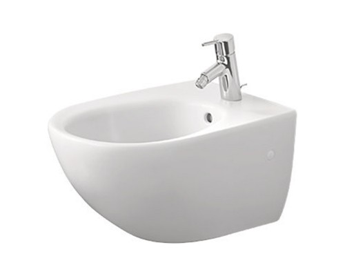 Duravit Architec Биде подвесное с перел., с плоскостью под смес.,вкл. крепление Durafix, 36х58см., цвет: белый. 2531150000