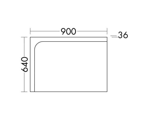 Burgbad Sinea Зеркало с подсветкой 90x64 см, сенсорный выкл. белый гл.. SICL090RK0040