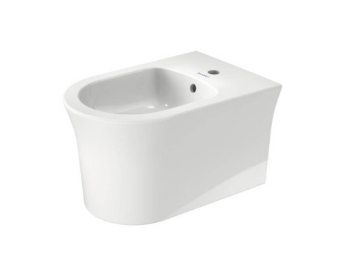 Duravit White Tulip Биде подвесное 37x54 cм, с переливом, с 1 отв., WonderGliss, цвет: белый. 22931500001