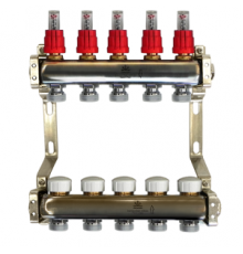 Группы коллекторные Коллекторный блок, 1x3/4EU отв.-5 GK 74105