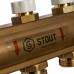 Распределительный коллектор из латуни без расходомеров STOUT 5 выходов (SMB 0468 000005)