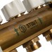 Распределительный коллектор из латуни без расходомеров STOUT 5 выходов (SMB 0468 000005)